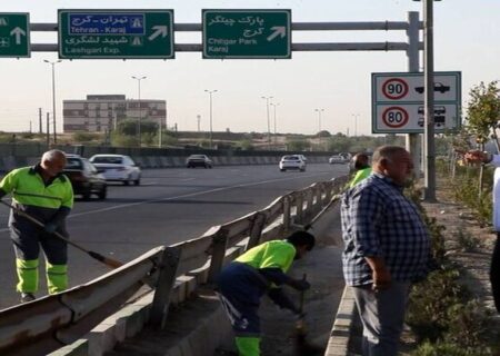 فرونشست بزرگراه آزادگان ارتباطی با دزدی لوله‌های آب ندارد