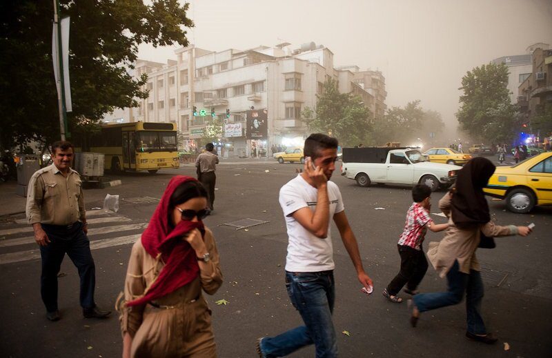 وزش گرد و خاک در این مناطق تهران طی روزهای آینده