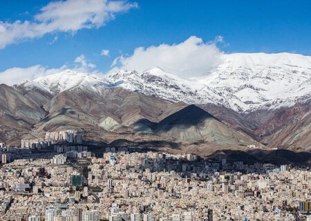 آسمان آبی و تنفس هوای مطلوب در تهران