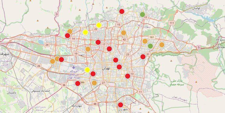 کدام مناطق تهران آلودگی صوتی کمتری دارند؟