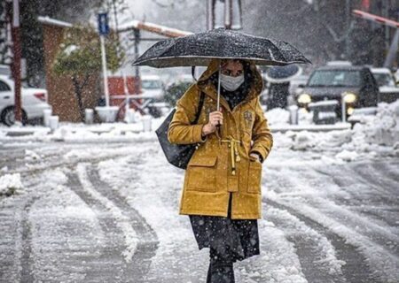 بارش برف و باران در تهران از پنجشنبه