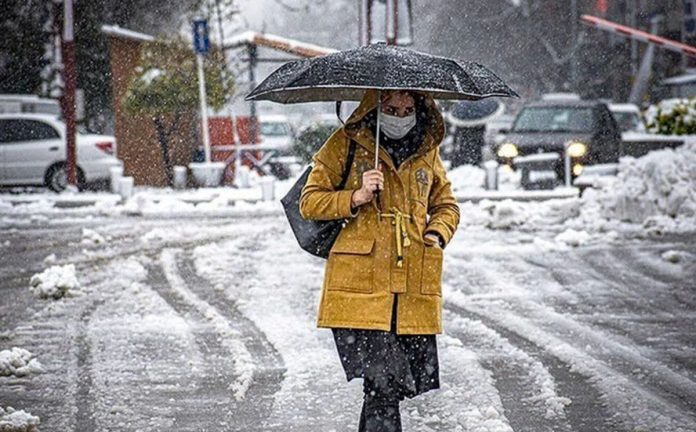 بارش برف و باران در تهران از پنجشنبه