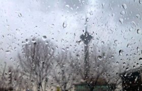 بارش باران زمستانی در تهران
