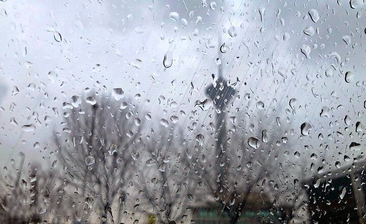 بارش باران زمستانی در تهران