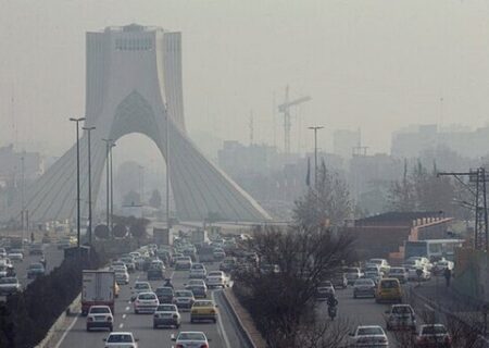 هوای تهران در آستانه آلودگی