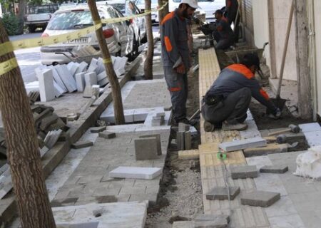 خیابان ملک‌الشعرای بهار بهسازی شد