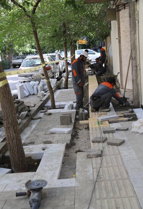 خیابان ملک‌الشعرای بهار بهسازی شد