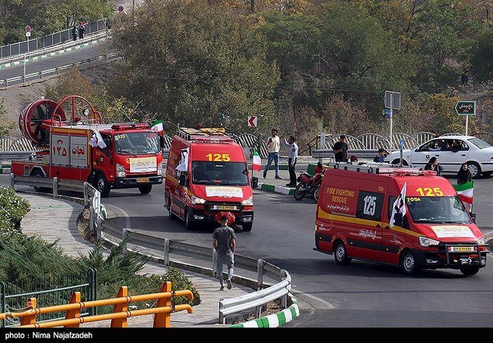 حریق در بیمارستانی واقع در خیابان جلال آل‌احمد