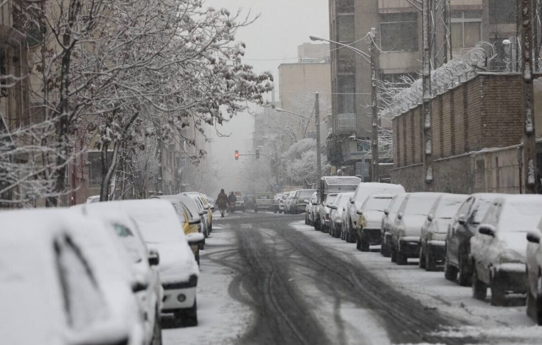 سرما و یخبندان در راه تهران