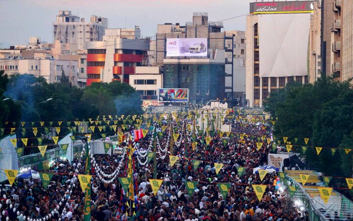 حضور بیش از یک‌ونیم میلیون نفر در اجتماع باشکوه امام رضایی‌ها