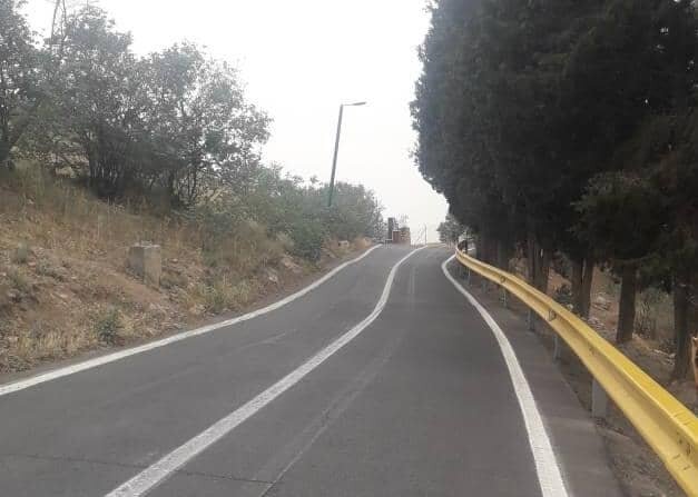 اجرای ۳۰ کیلومتر خط‌کشی محوری در بوستان جنگلی سرخه‌حصار