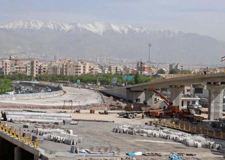 پیشرفت ۸۵ درصدی تقاطع سه سطحی میدان فتح