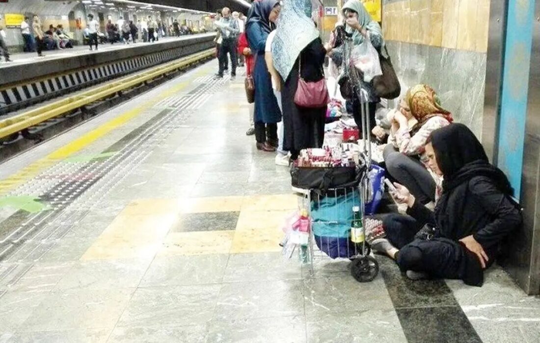 پایان دستفروشی اتباع در مترو