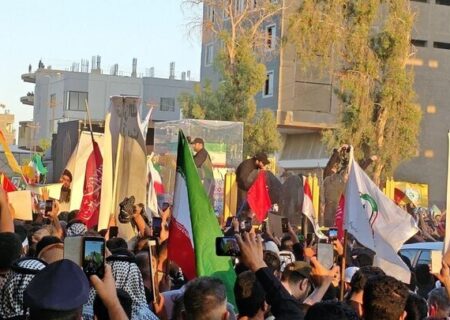 وداع باشکوه با آقای شهید ایران در نجف اشرف