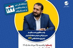 پاسخگویی مدیر بازرگانی سازمان منطقه آزاد کیش در سامانه تلفنی ۱۲۴