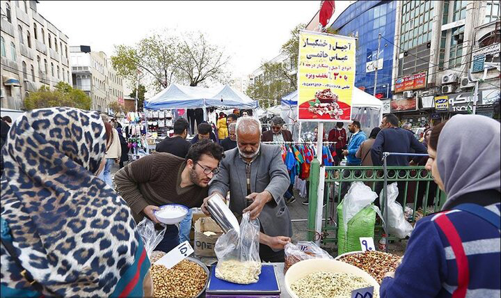 ساماندهی دستفروشان محور ۱۵ خرداد